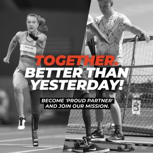 Dux Nova is trotse partner van Team Para Atletiek